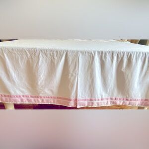 Pottery Barn Kids Girl Crib Skirt